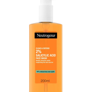 Neutrogena Clear and Defend 2% Salicylic Acid Face Wash 200ml