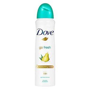 Dove Go Fresh Pear & Aloe Vera Scent Anti-Perspirant Deodorant Spray 250ml