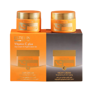 Estelin Vitamin C plus Brightening & Anti Aging Skin Care Day Cream & Night Cream Set
