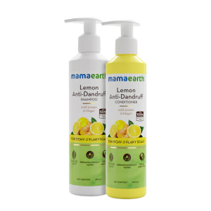 Mamaearth Lemon Anti-Dandruff Shampoo and Conditioner 250ml