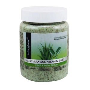 Bio Glow Aloe Vera And Vitamin E And B5 Face And Body Scrub 500ml