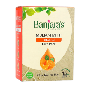 Banjaras Multani Mitti Orange Face Pack