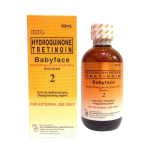 Rdl Hydroquinone Tretinoin Baby Face Solution 2 – 60ml