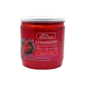 Skin Doctor Strawberry Face and Body Scrub, 500ml