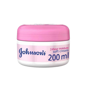JOHNSONS Body Cream 24hour Moisture Soft 200ml (UAE)