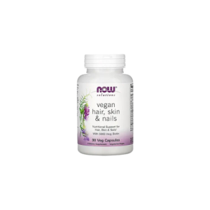 Now Vegan Hair, Skin & Nails 90 Veg Capsules