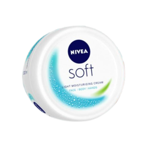 NIVEA Soft Light Moisturizer for Face, Hand & Body, Non-Sticky Cream with Vitamin E & Jojoba Oil