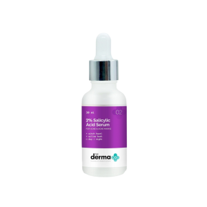 The Derma Co. 2% Salicylic Acid Serum for Face for Active Acne with Witch Hazel (30ml)
