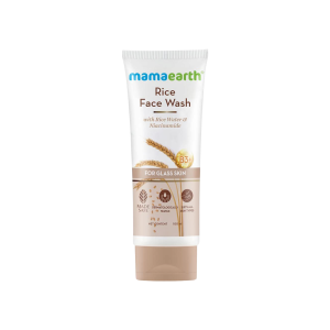 Mamaearth Rice Face Wash With Rice Water & Niacinamide for Glass Skin (100ml)